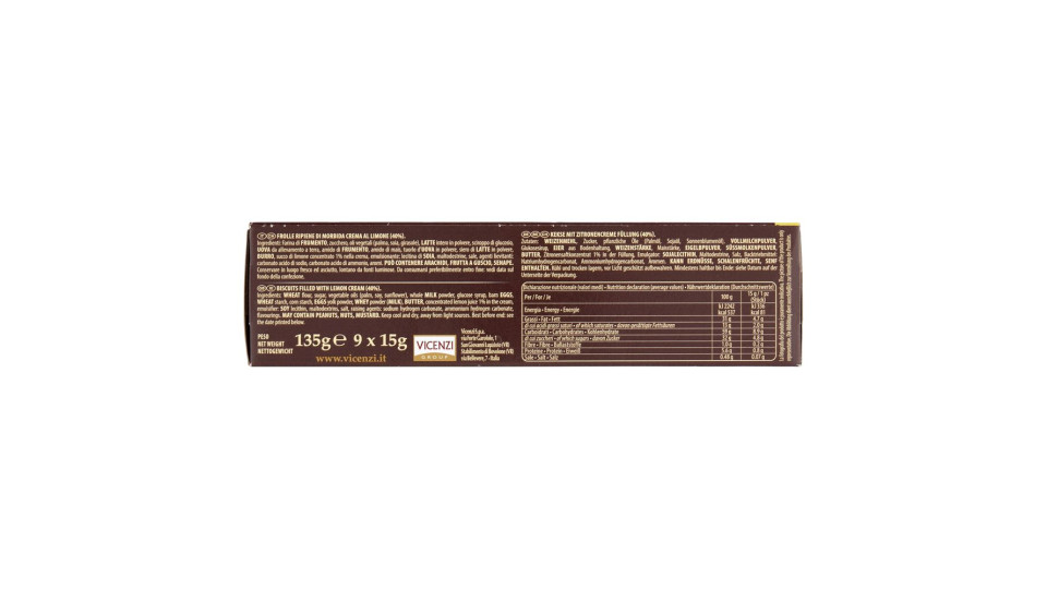 Grisbì Limone 9 X 15 G
