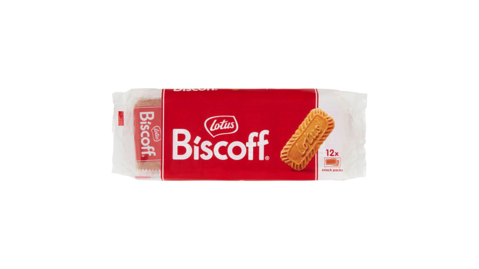 Lotus Biscoff 12 Snack Packs 186 G