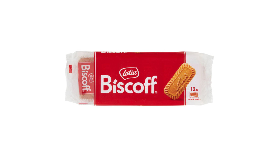 Lotus Biscoff 12 Snack Packs 186 G