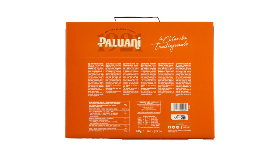 Paluani La Colomba Tradizionale 700 G