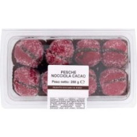Pesche Dolcetti Ripieni Con Crema Alla Nocciola E Cacao Da Forno 250g