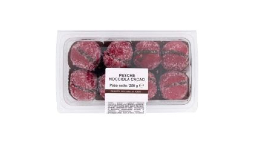 Pesche Dolcetti Ripieni Con Crema Alla Nocciola E Cacao Da Forno 250g