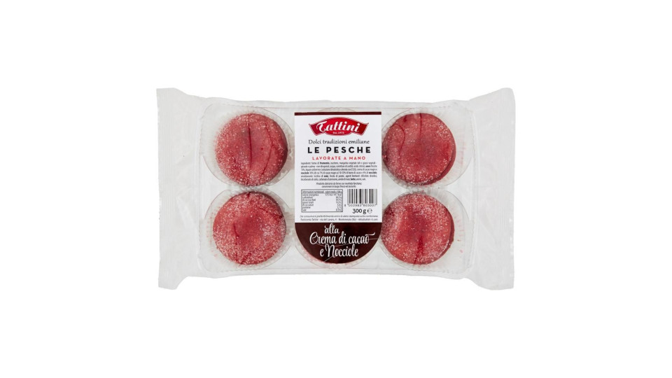 Tattini Le Pesche Alla Crema Di Cacao E Nocciole 300 G