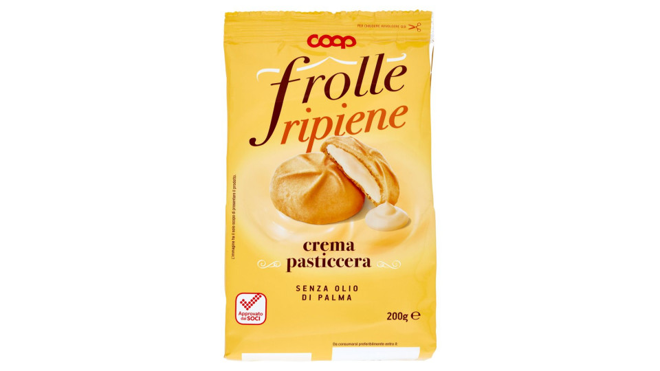 Frolle Ripiene Crema Pasticcera 200 G
