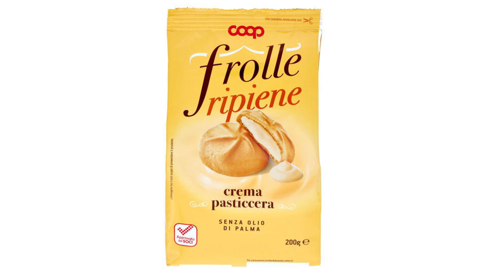 Frolle Ripiene Crema Pasticcera 200 G