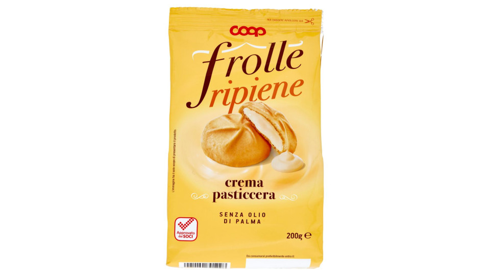 Frolle Ripiene Crema Pasticcera 200 G