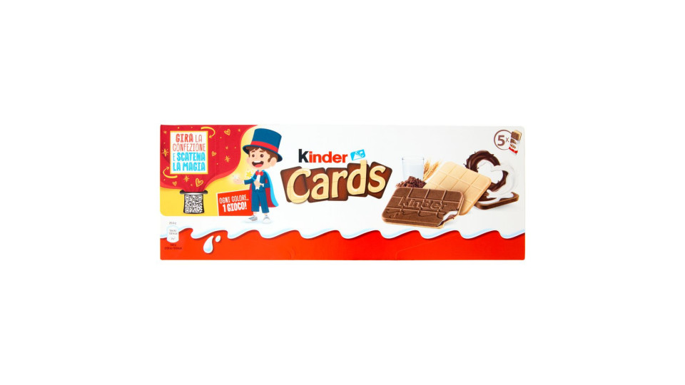 Kinder Cards 5 Astucci 128 G