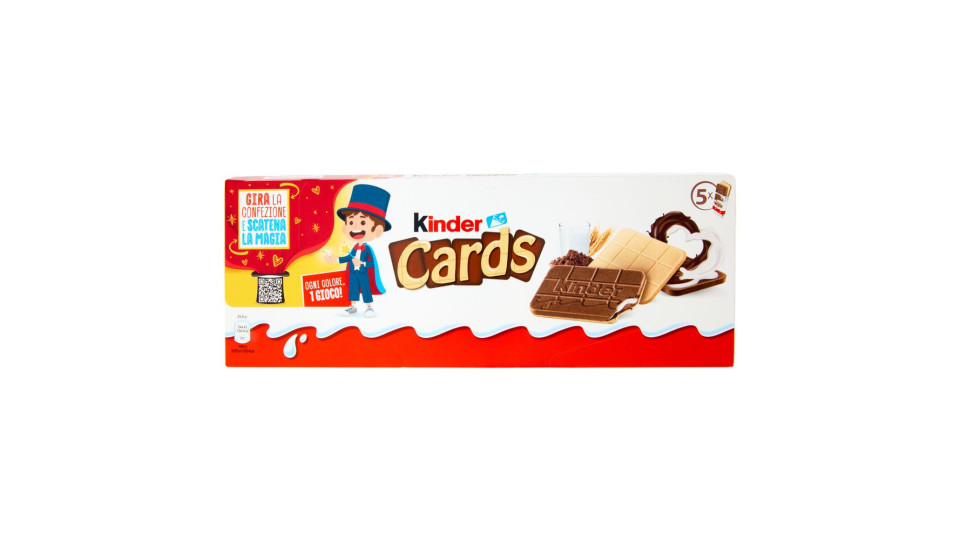 Kinder Cards 5 Astucci 128 G