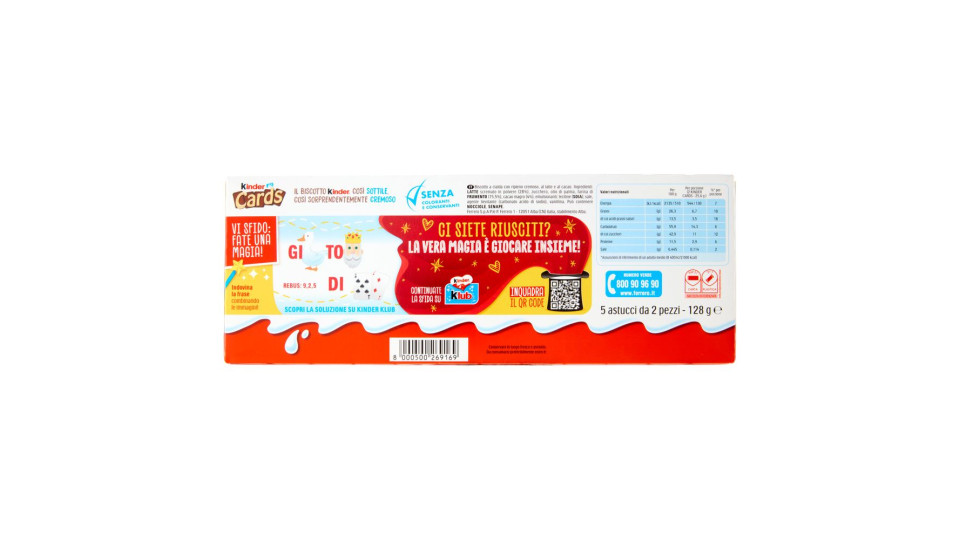 Kinder Cards 5 Astucci 128 G