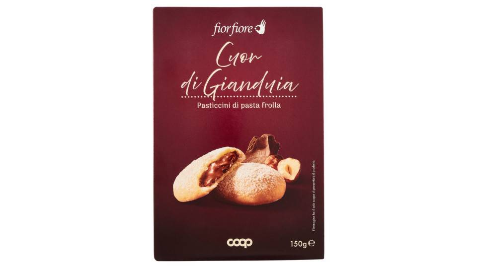 Cuor Di Gianduia Pasticcini Di Pasta Frolla 150 G