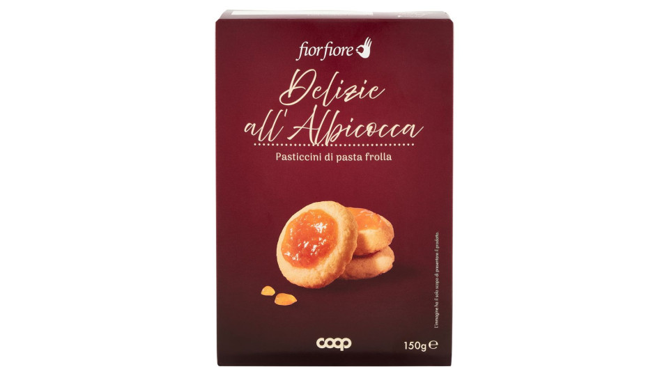 Delizie All'albicocca Pasticcini Di Pasta Frolla 150 G