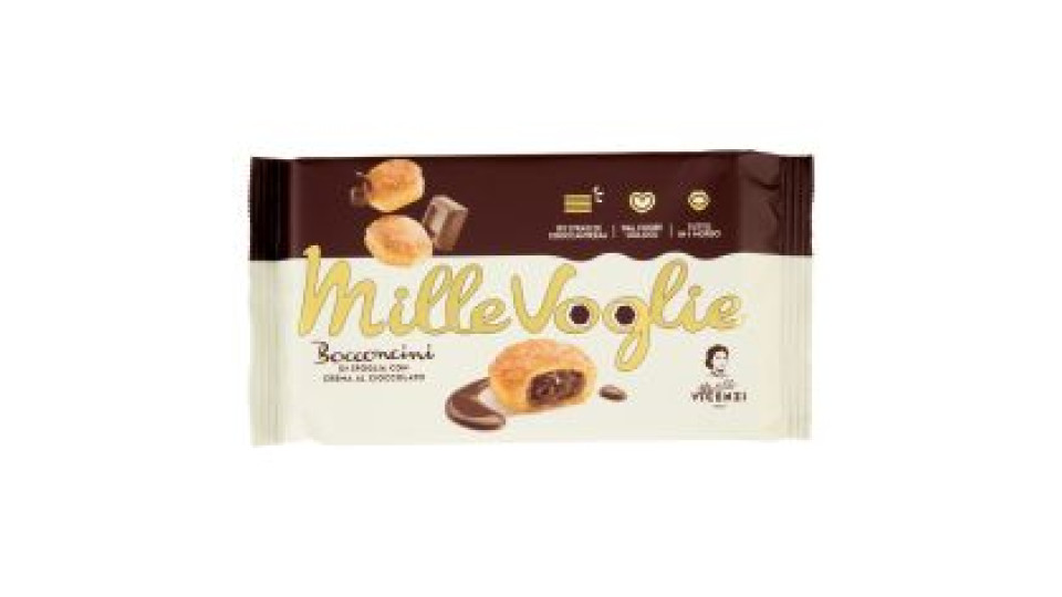 Matilde Vicenzi Millevoglie Bocconcini Di Sfoglia Con Crema Al Cioccolato 100 G