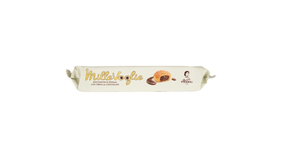 Matilde Vicenzi Millevoglie Bocconcini Di Sfoglia Con Crema Al Cioccolato 100 G