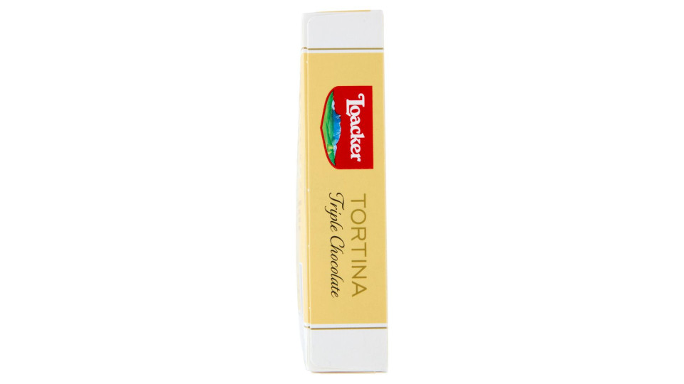 Loacker Tortina Triple Chocolate Wafer Ricoperto Di Cioccolato Fondente Con Crema Al Cacao 21gx6