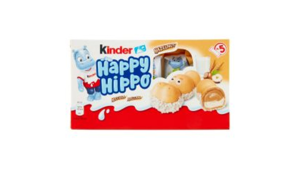 Kinder Happy Hippo Nocciola 5 X 20,7 G