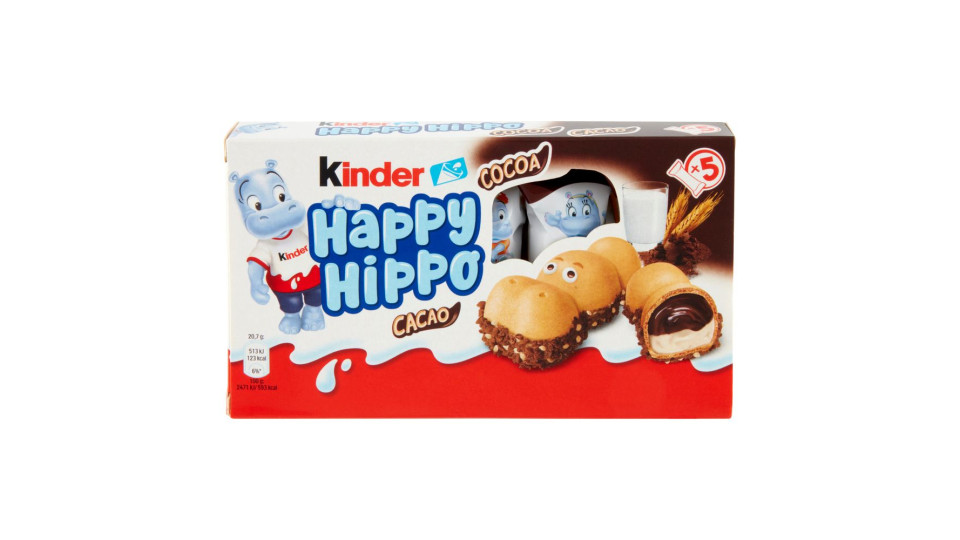 Kinder Happy Hippo Cacao 5 X 20,7 G