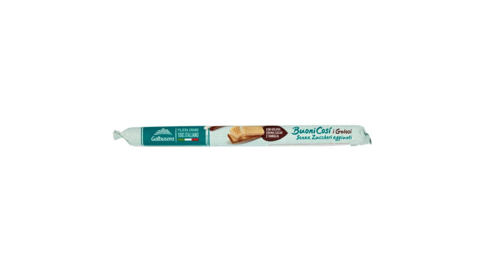 Galbusera Buonicosì Senza Zuccheri Aggiunti I Golosi Con Golosa Crema Cacao E Vaniglia 175 G