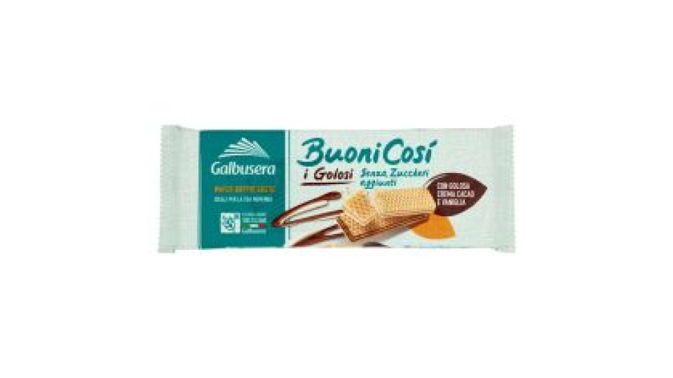 Galbusera Buonicosì Senza Zuccheri Aggiunti I Golosi Con Golosa Crema Cacao E Vaniglia 175 G