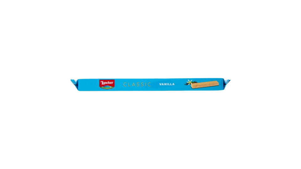 Loacker Classic Vanilla Wafer Con Crema Alla Vaniglia Bourbon Del Madagascar Wafers 175g