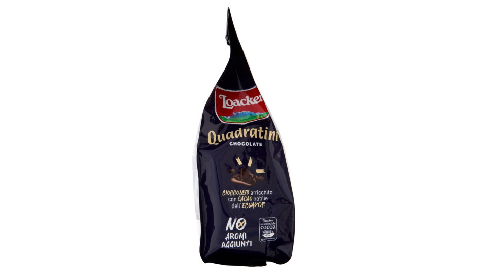 Loacker Quadratini Chocolate Wafer Con Crema Al Cioccolato Wafers 250g