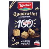 Loacker Quadratini Chocolate Wafer Con Crema Al Cioccolato Wafers 250g