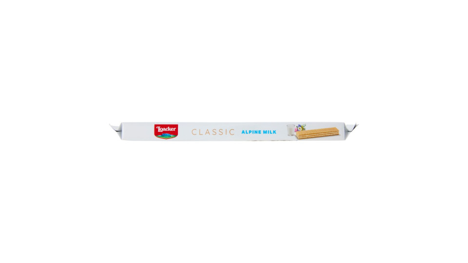 Loacker Classic Alpine Milk Wafer Con Crema Al Latte Alpino Non Ogm Wafers 175g