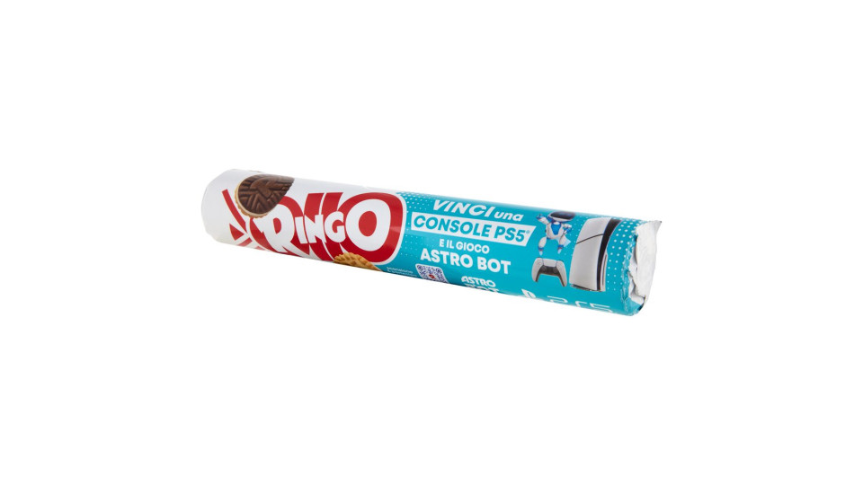 Ringo Vaniglia Biscotti Farciti Con Crema Vaniglia Snack Merenda Tubo 165g