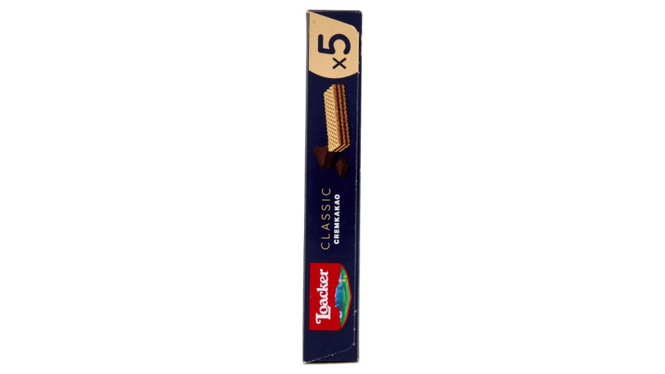 Loacker Classic Cremkakao Wafer Con Crema Al Cioccolato E Cacao Nobile Dell'ecuador Wafers 45gx5