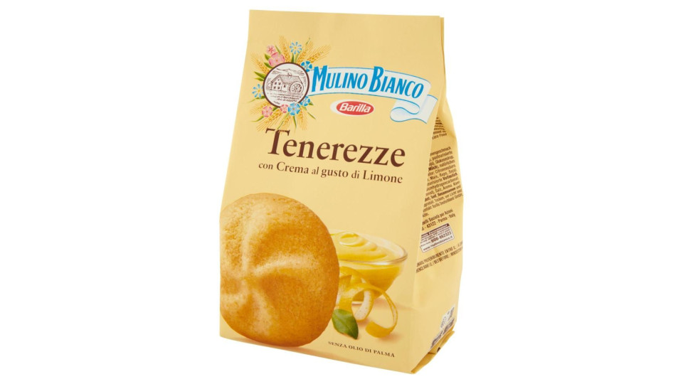 Mulino Bianco Tenerezze Biscotti Con Crema Al Gusto Di Limone 200g