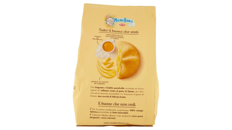 Mulino Bianco Tenerezze Biscotti Con Crema Al Gusto Di Limone 200g