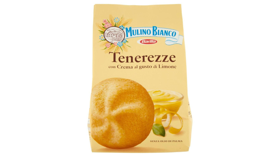 Mulino Bianco Tenerezze Biscotti Con Crema Al Gusto Di Limone 200g