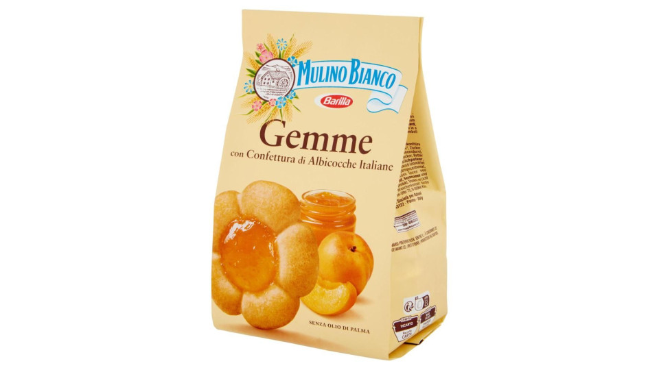 Mulino Bianco Gemme Biscotti Con Confettura Di Albicocche Italiane 200g