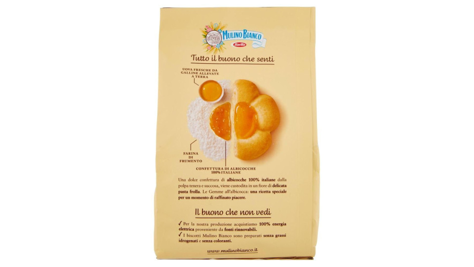 Mulino Bianco Gemme Biscotti Con Confettura Di Albicocche Italiane 200g