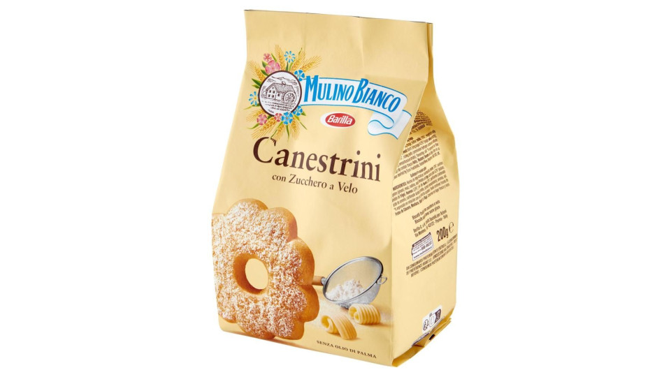 Mulino Bianco Canestrini Biscotti Con Zucchero A Velo 200g