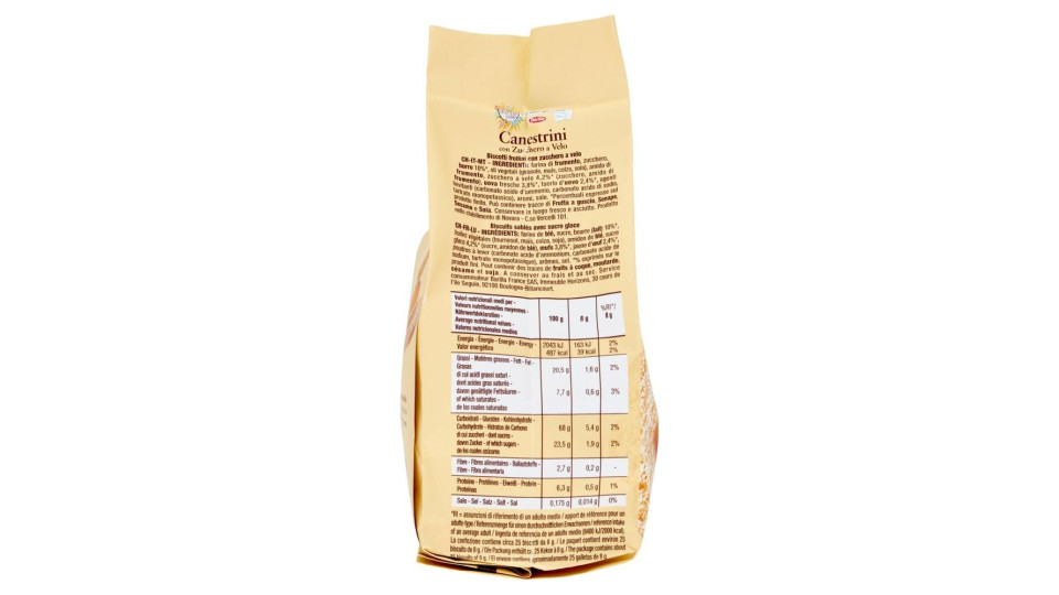 Mulino Bianco Canestrini Biscotti Con Zucchero A Velo 200g