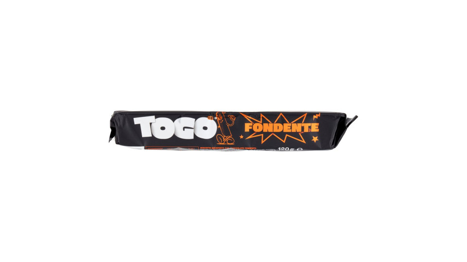 Pavesi Togo Fondente Snack Biscotto Ricoperto Con Cioccolato Fondente 120g