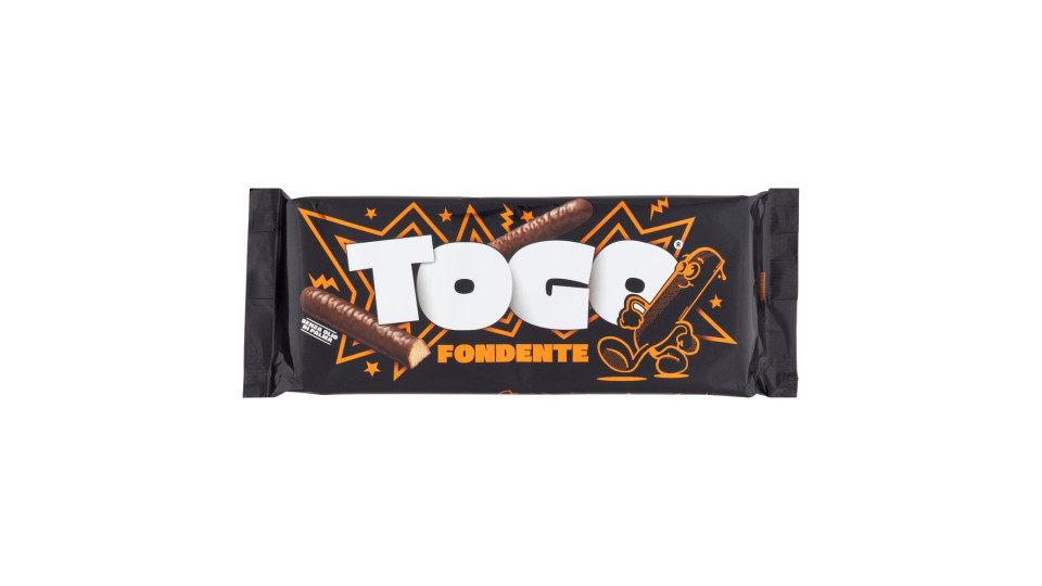 Pavesi Togo Fondente Snack Biscotto Ricoperto Con Cioccolato Fondente 120g