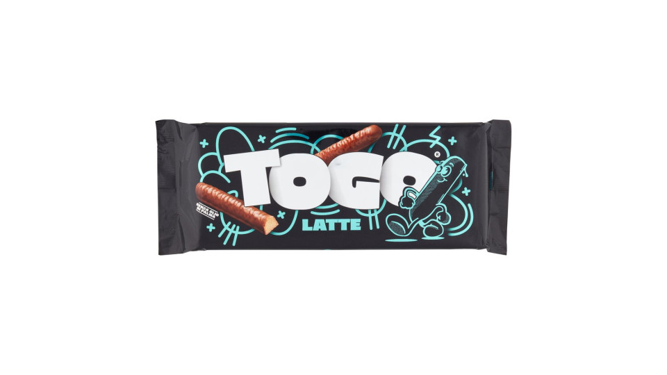 Pavesi Togo Latte Snack Biscotto Ricoperto Con Cioccolato Al Latte 120g