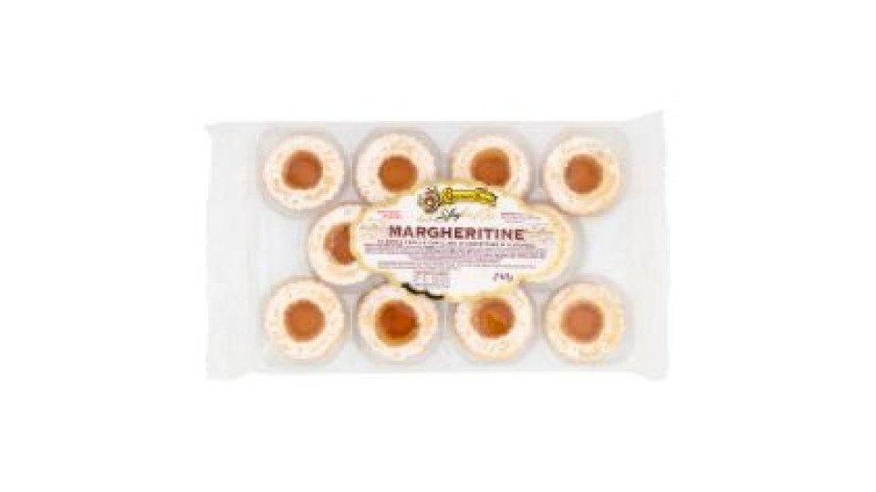 Biancoforno Linea Sfoglia D'oro Margheritine Di Pasta Frolla Con 30% Confettura Di Albicocca 250 G