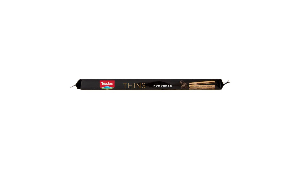 Loacker Thins Fondente Wafer Con Crema Al Cioccolato Fondente Wafers 150g