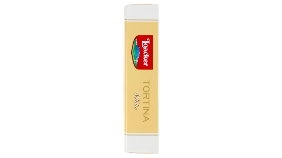 Loacker Tortina White Wafer Ricoperto Di Cioccolato Bianco Con Crema Nocciole 100% Italiane 21gx6