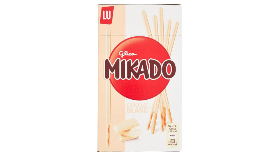 Mikado, Biscotto Ricoperto Di Cioccolato Bianco - 70g