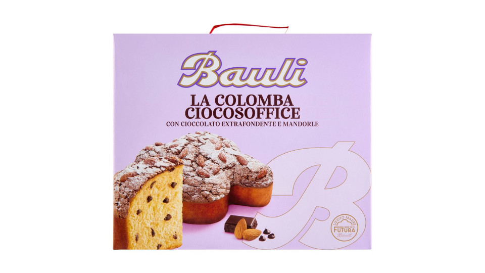 Bauli La Colomba Ciocosoffice Con Cioccolato Extrafondente E Mandorle 750 G