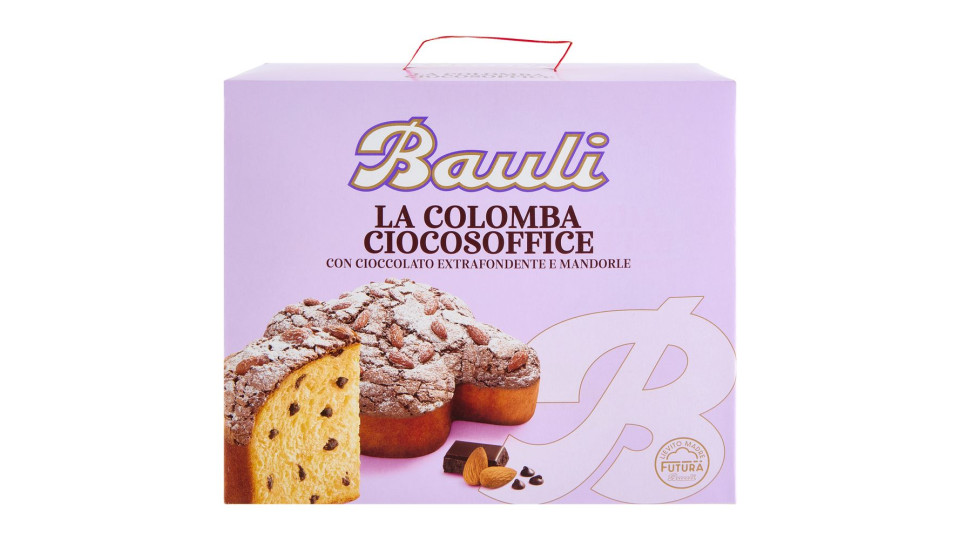 Bauli La Colomba Ciocosoffice Con Cioccolato Extrafondente E Mandorle 750 G