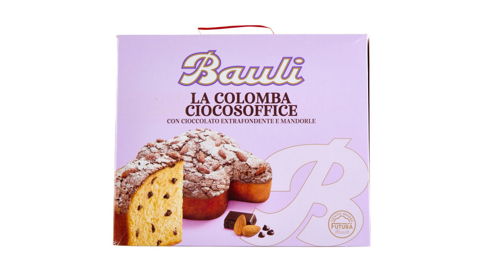 Bauli La Colomba Ciocosoffice Con Cioccolato Extrafondente E Mandorle 750 G