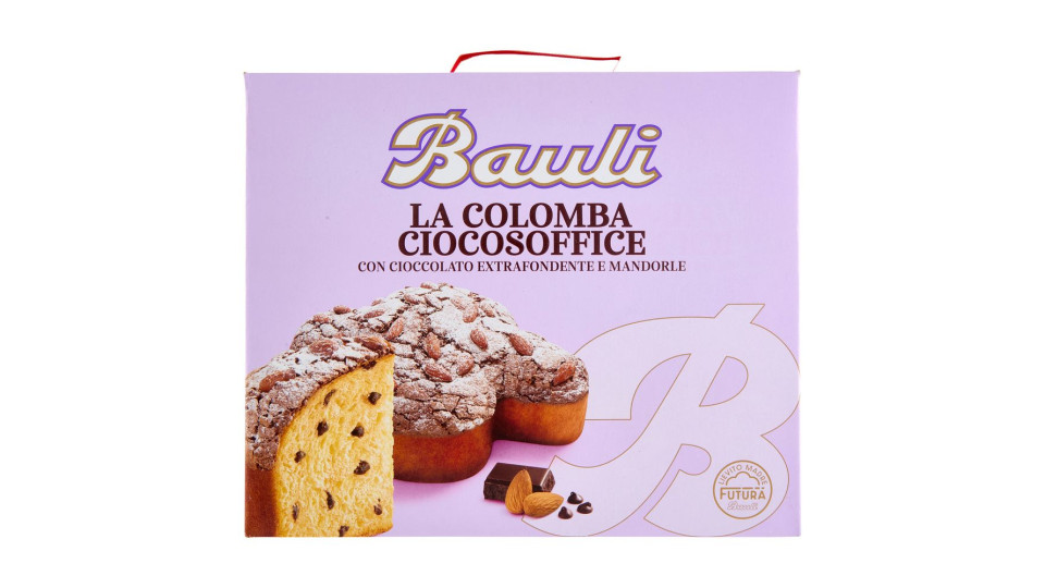Bauli La Colomba Ciocosoffice Con Cioccolato Extrafondente E Mandorle 750 G