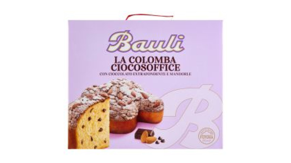 Bauli La Colomba Ciocosoffice Con Cioccolato Extrafondente E Mandorle 750 G