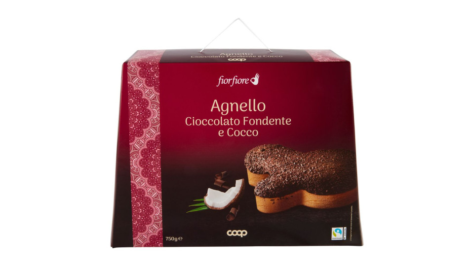Agnello Cioccolato Fondente E Cocco 750 G