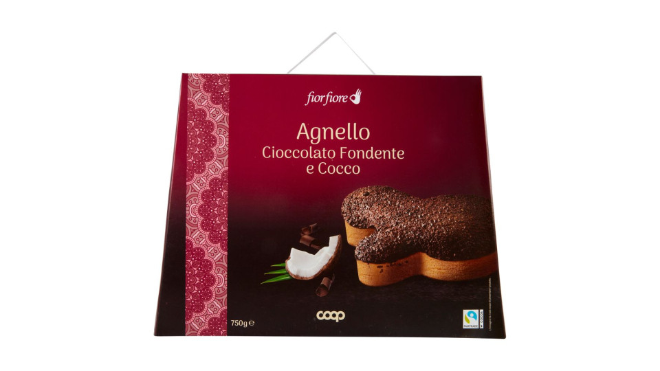 Agnello Cioccolato Fondente E Cocco 750 G