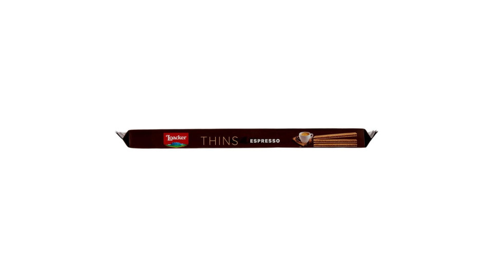 Loacker Wafer Thins Espresso Con Crema Al Caffè, Miscela 100% Arabica Wafers 150g